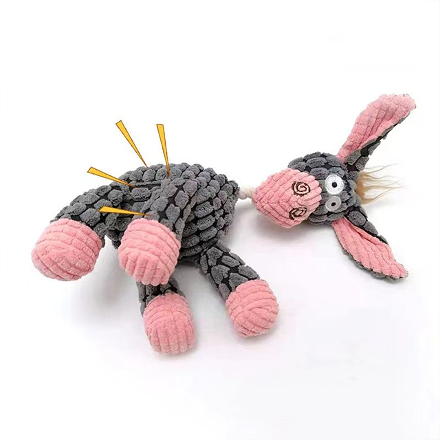 最高のペットのおもちゃ 子犬のインタラクティブおもちゃ ロープ付き犬用おもちゃ スクイーカー付き犬用おもちゃ