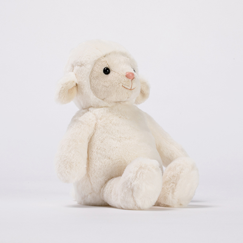 座る動物のおもちゃ 柔らかい羊のおもちゃ