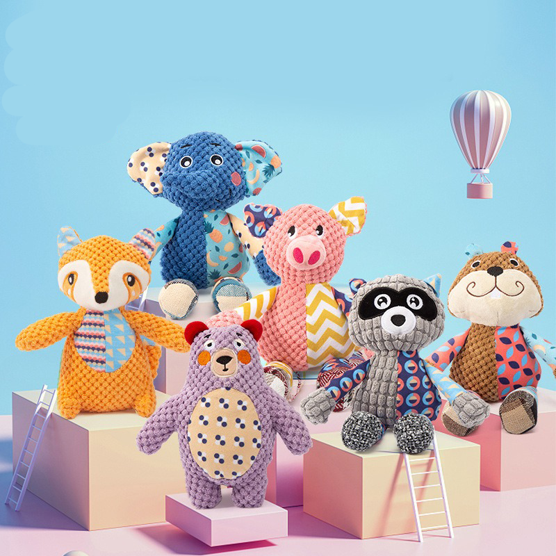 スクイーカー犬のおもちゃ 