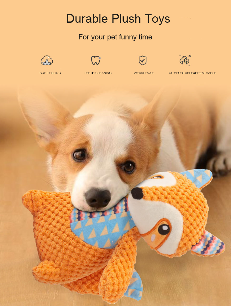 スクイーカー犬のおもちゃ 