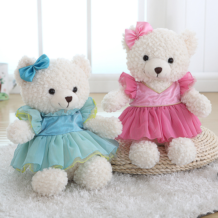 白いテディベア